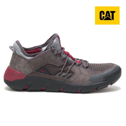CAT Crail Men's Sneakers Chocolate/Red (AU F-781) Australia
